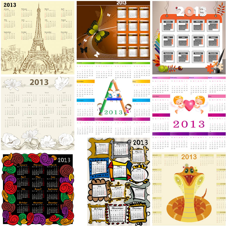 Free Calendar Templates 2013