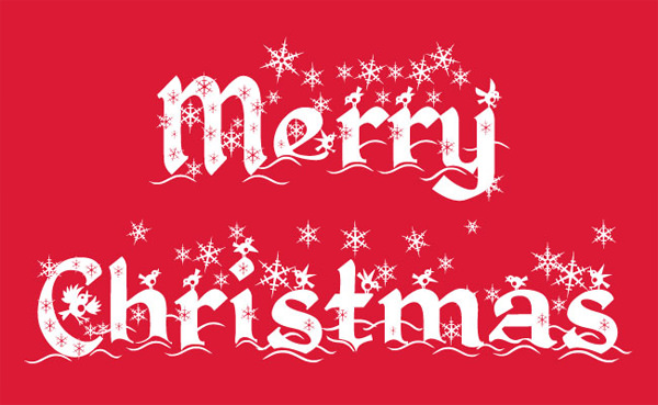 christmas font photoshop download