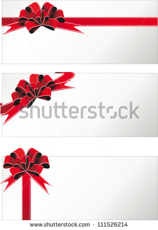 Free Christmas Ribbons and Bows Borders