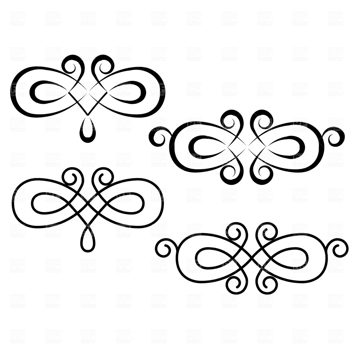 19 Free Vector Elegant Swirls Images - Elegant Swirl Designs Vector