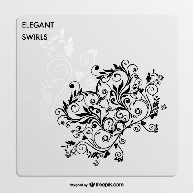 Free Elegant Vector Swirls