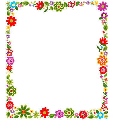 Free Flower Borders and Frames