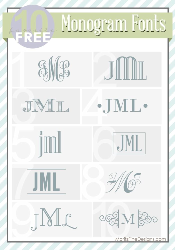 Free Monogram Fonts