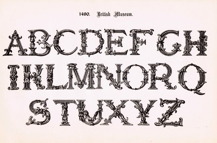 Free Printable Alphabet Letters Font