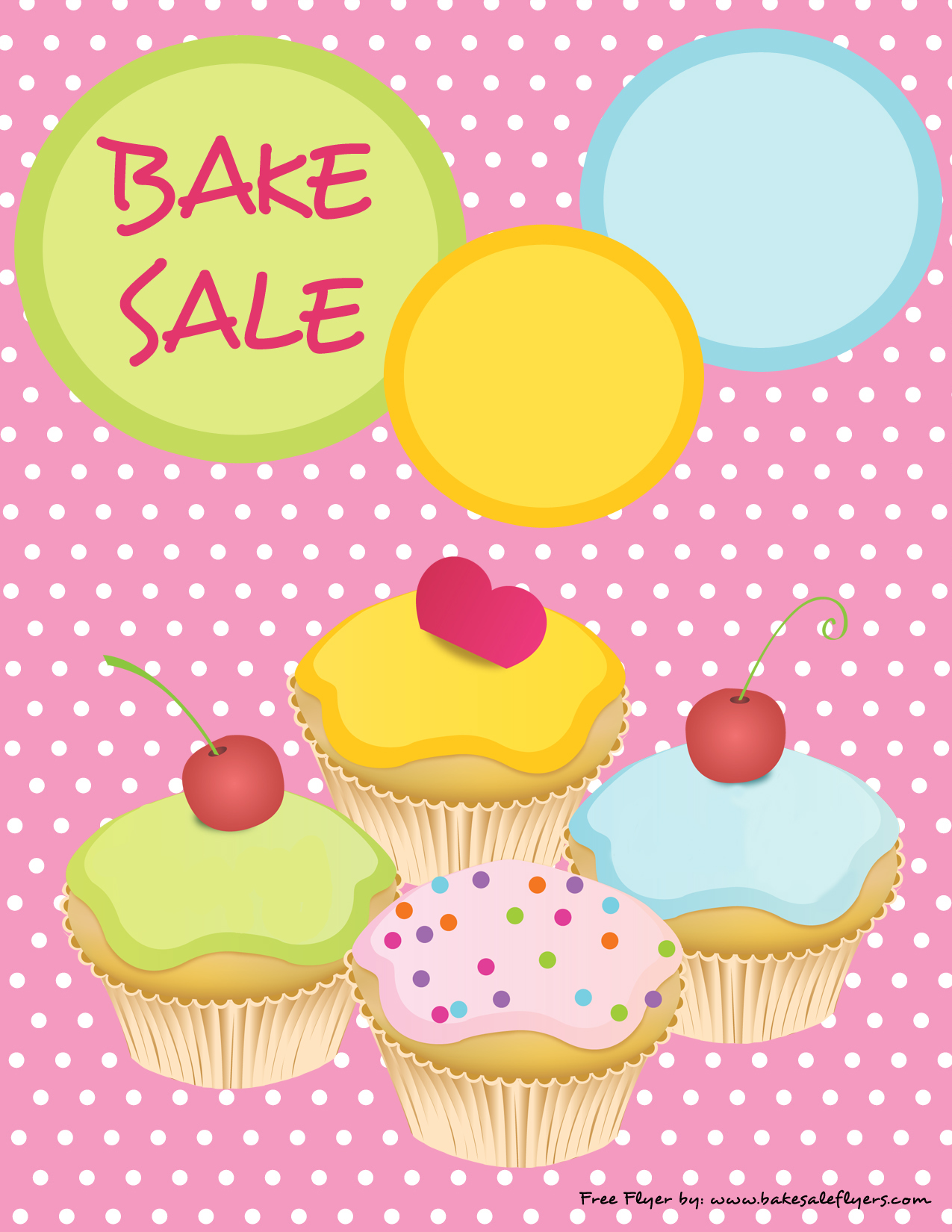 Free Printable Bake Sale Flyer Template