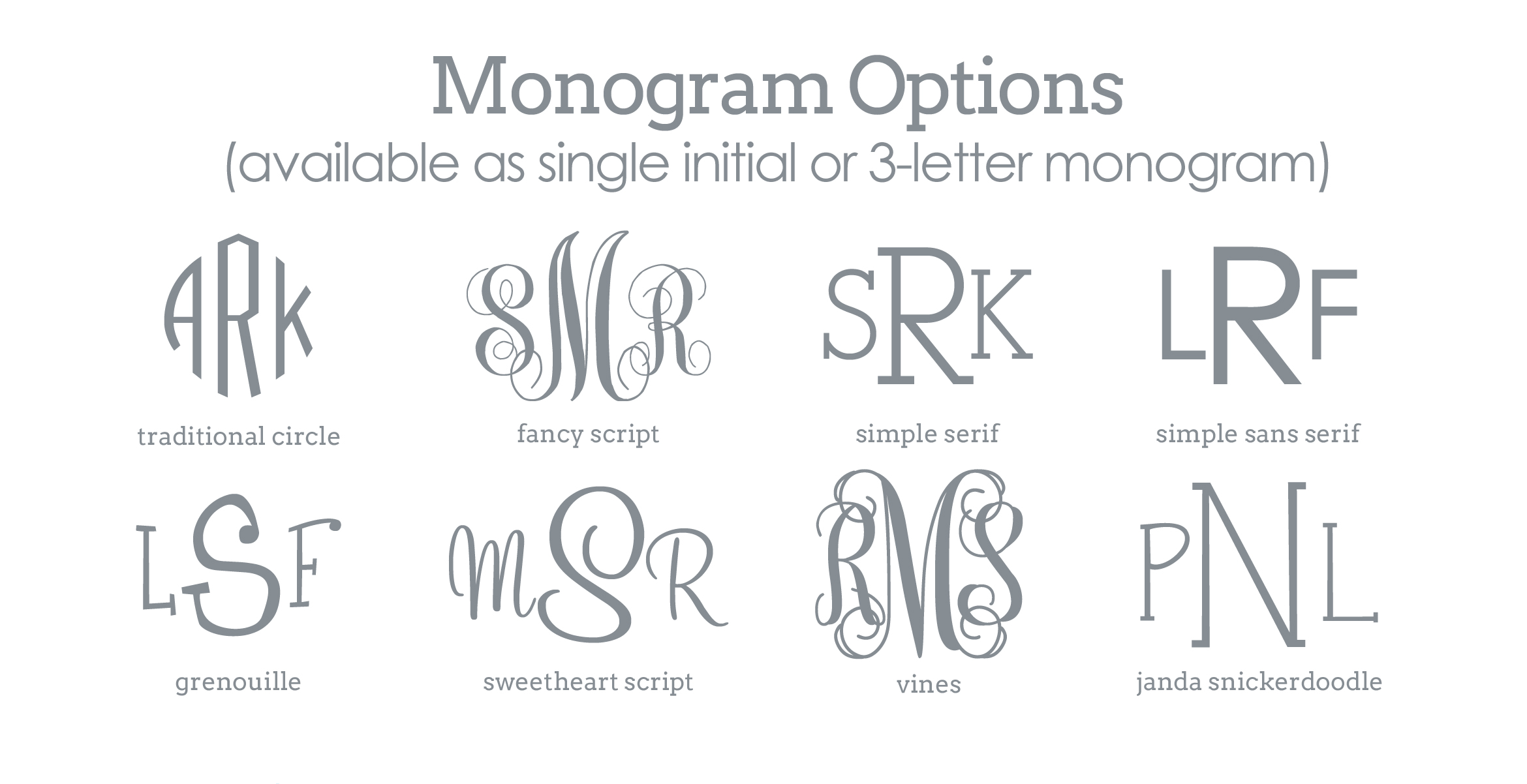 Free Printable Monogram Letter Templates