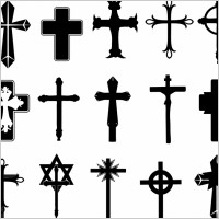 Free Vector Crosses
