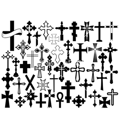Free Vector Crosses