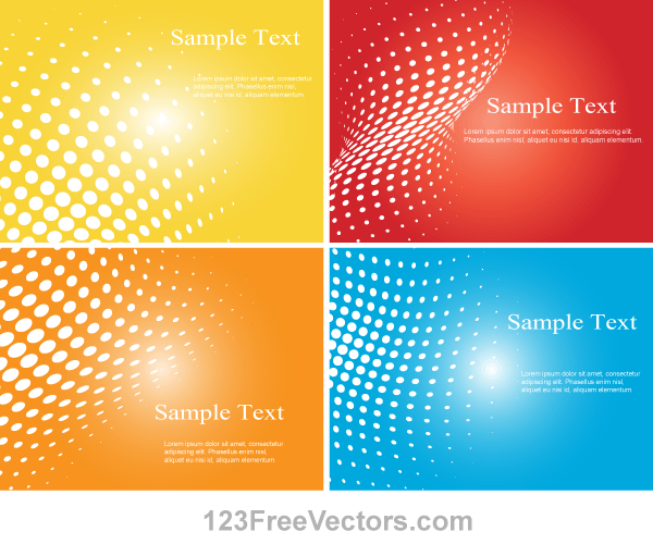 Free Vector Halftone Dot Pattern