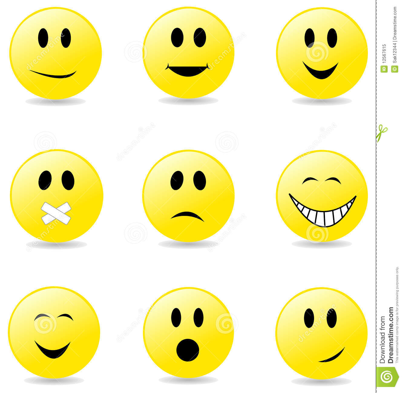 Free Vector Smiley Faces