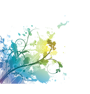 8 Free Watercolor Vector Flower Images