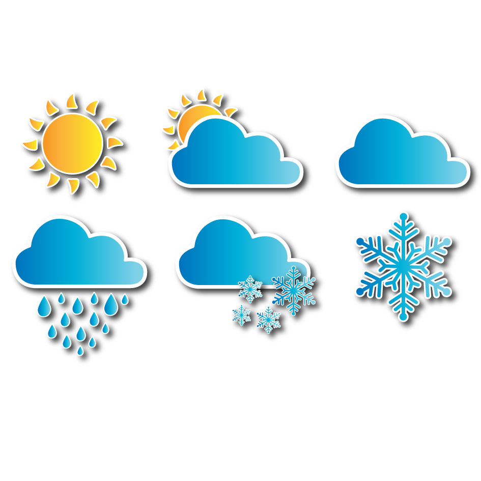 Free Vector Weather Icons Free Vector Weather Icons