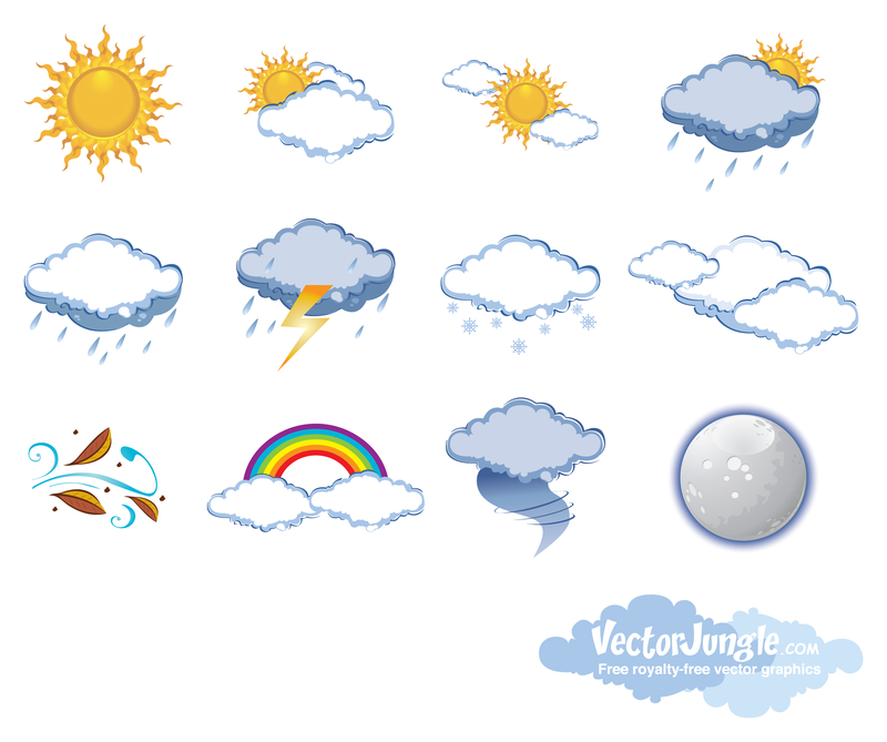 Free Vector Weather Icons