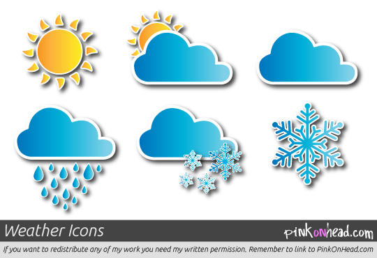 Free Vector Weather Icons