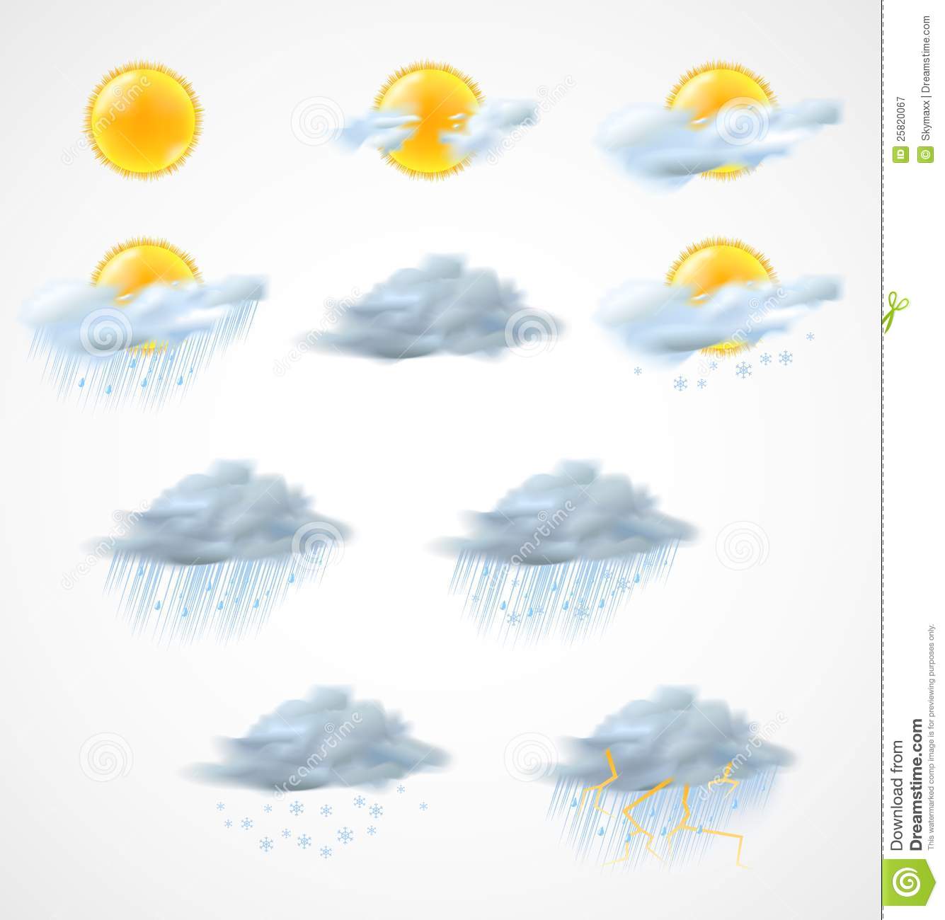 Free Vector Weather Icons