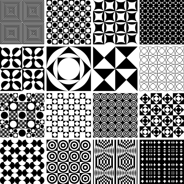 Geometric Design Patterns Vector