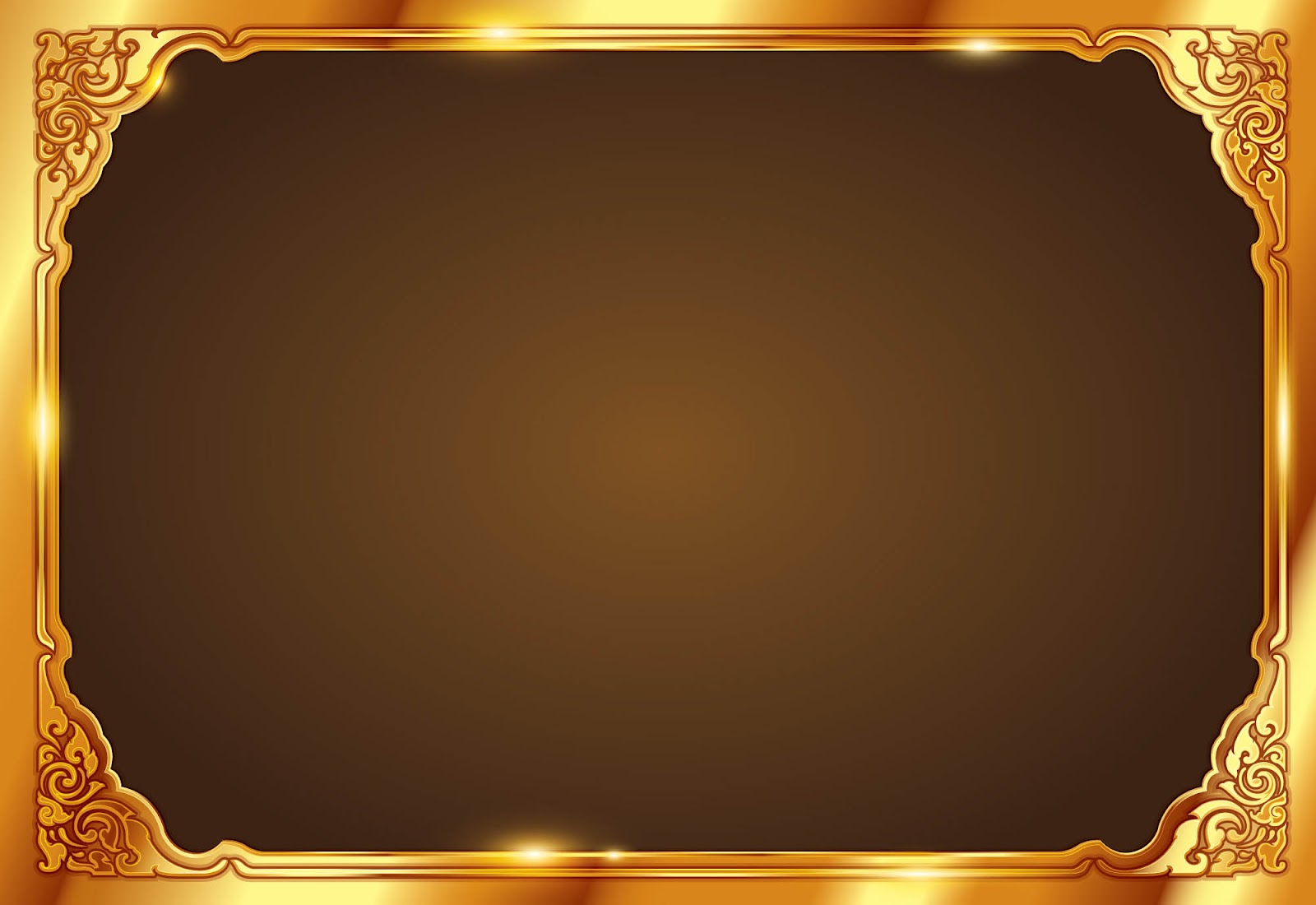 Gold Frame Vector