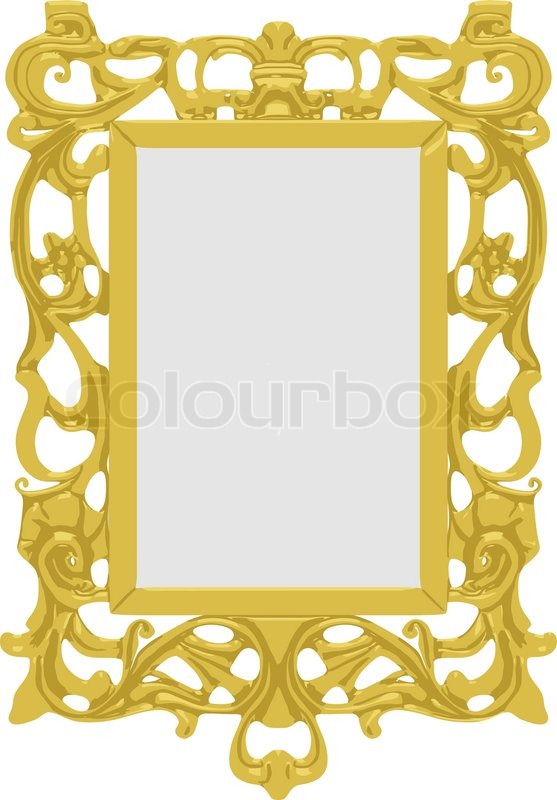 Gold Frame Vector