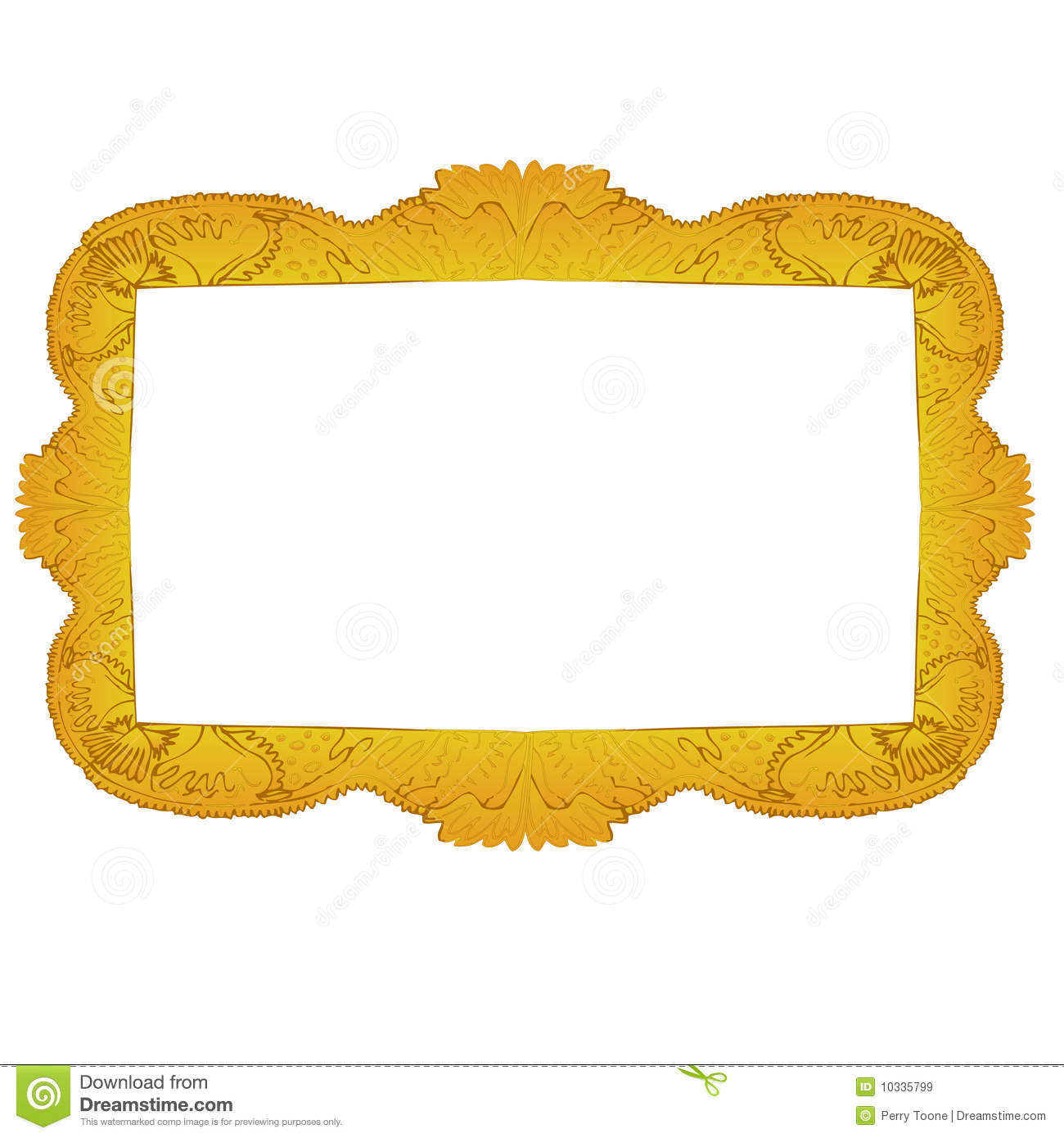 Gold Frame Vector