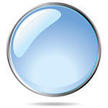 Google Chrome Icon Blue White