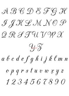 Gothic Calligraphy Tattoo Fonts