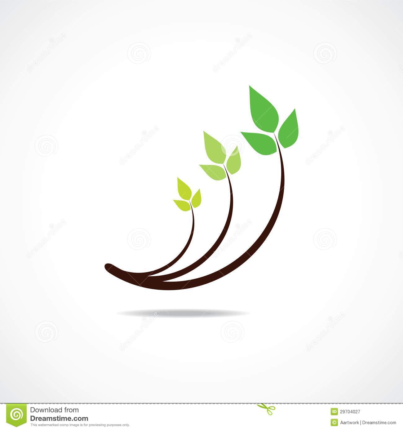 Green Leaf Logo Design