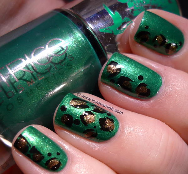 Green Nail Designs 2014