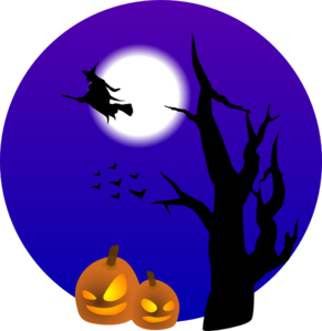 Halloween Scene Clip Art