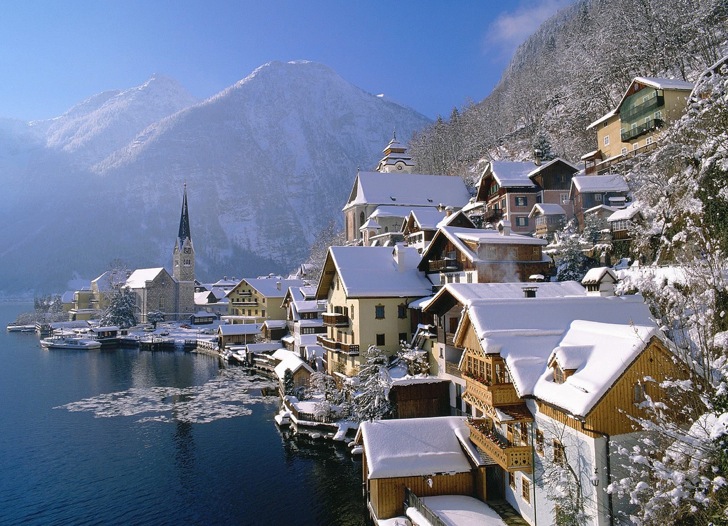 Hallstatt Austria Winter