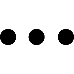 Icon with 3 Dots Symbol