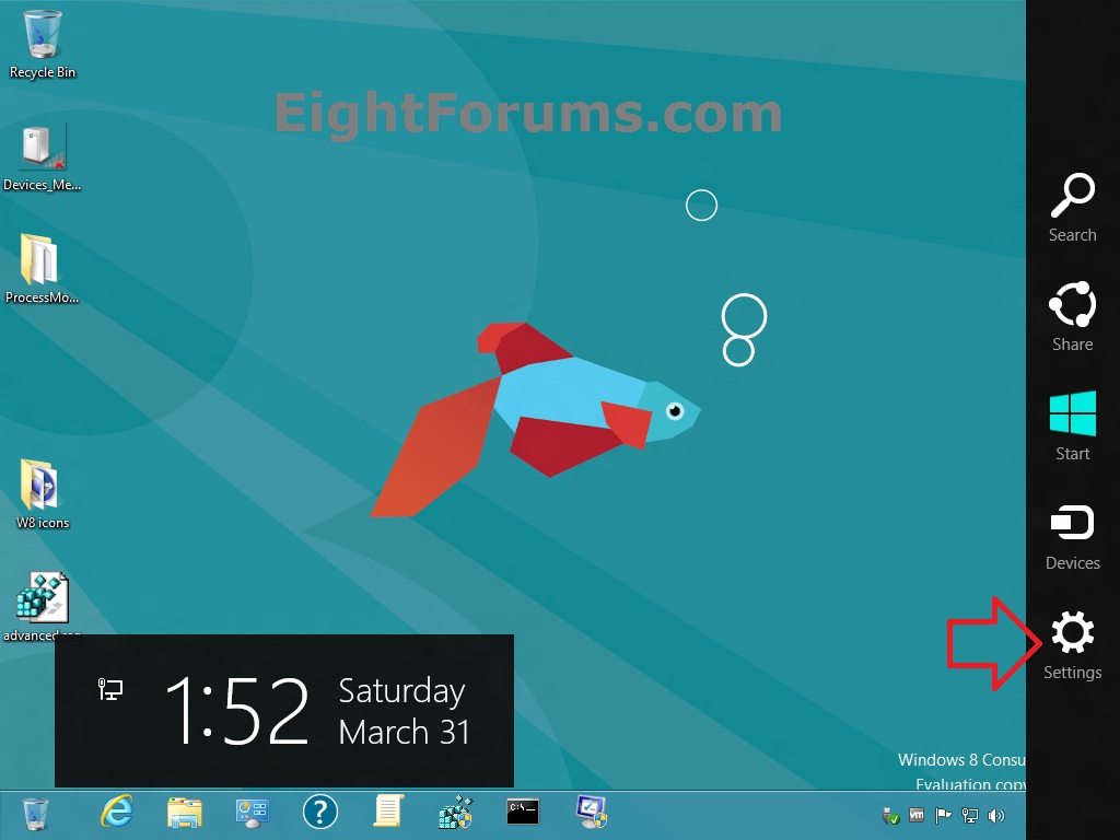 12 Windows 8 Desktop Icons Images