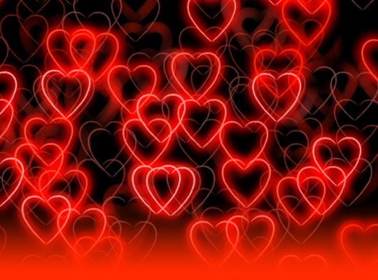 13 Hearts Backgrounds Photoshop PSD Files Images