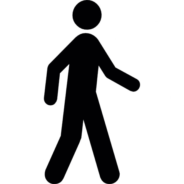 Man Walking Silhouette Vector Man Walking Silhouette Vector