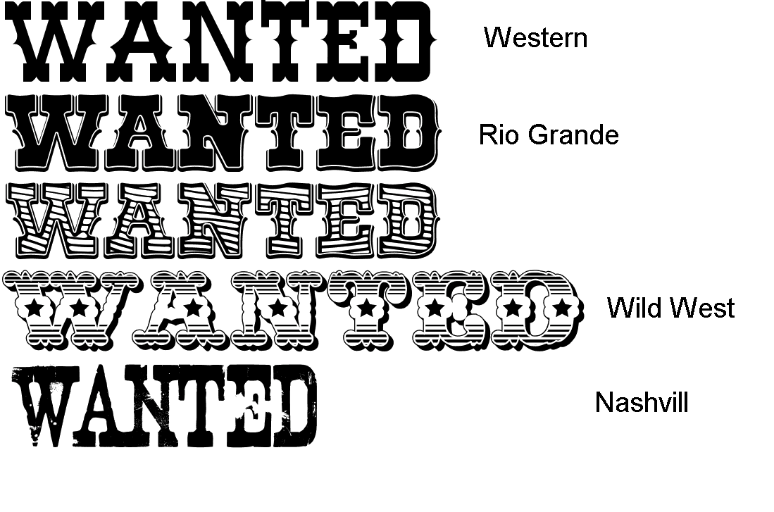 Old West Font Wanted