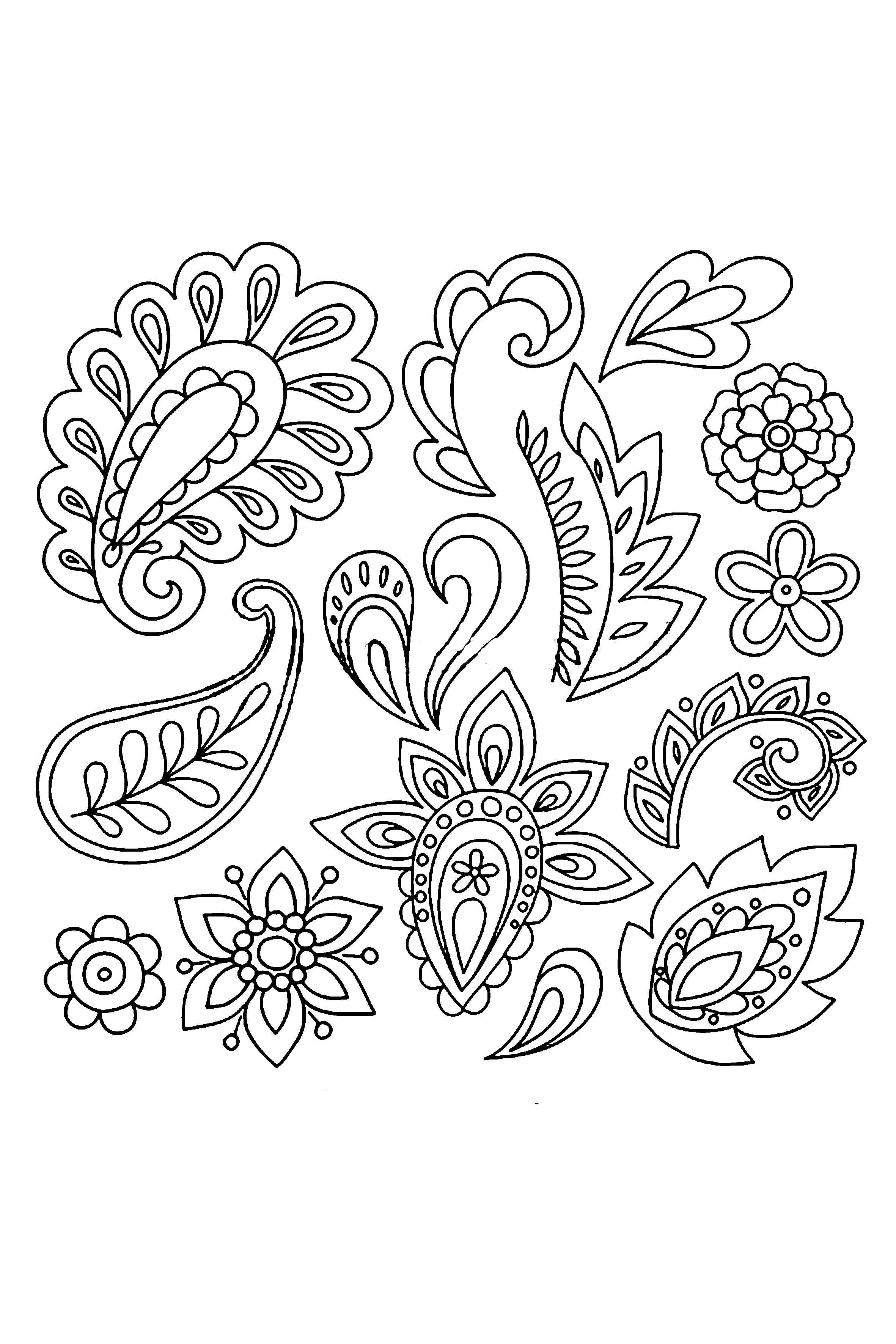 Paisley Henna Tattoo Designs