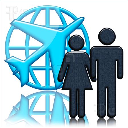 People and Airplane Clip Art People and Airplane Clip Art