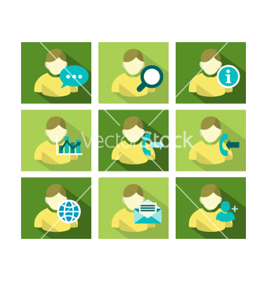 People Icon Flat Design