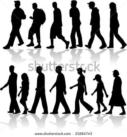 Person Walking Vector