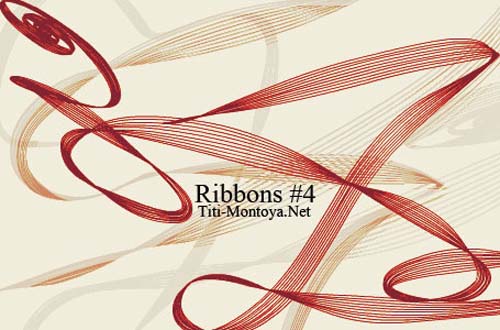 Photoshop Ribbon Brushes Free