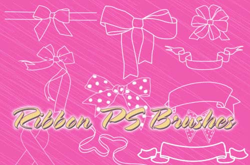 Photoshop Ribbon Brushes Free