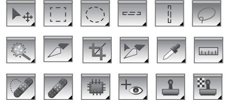 Photoshop Tool Icons Photoshop Tool Icons