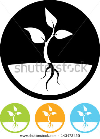 Plant Clip Art Vector Icon Plant Clip Art Vector Icon
