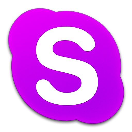 Purple Skype Icon