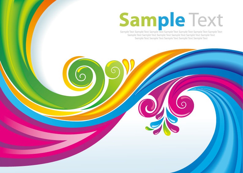 14 Rainbow Vector Art Images