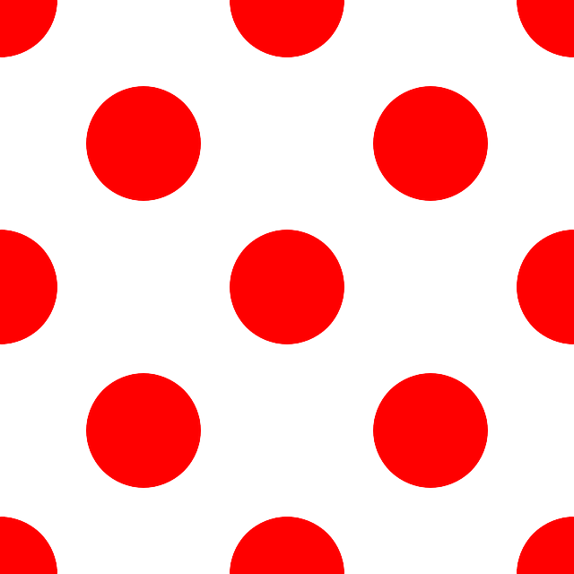 Red with White Dots Pattern Free