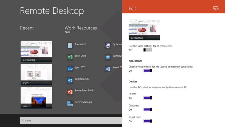 Remote Desktop App Windows 10