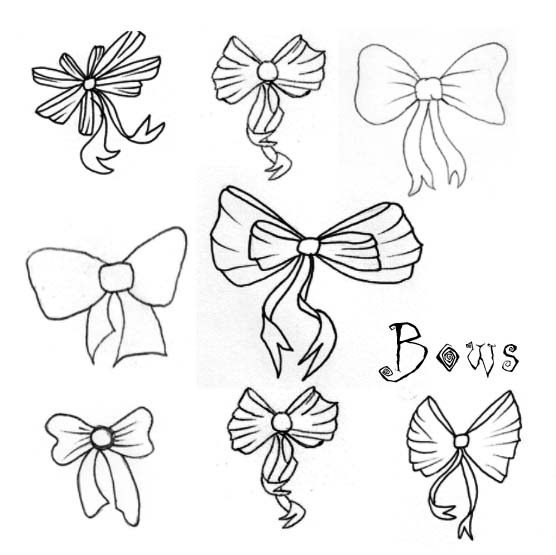 Ribbon Bow Photoshop Brushes