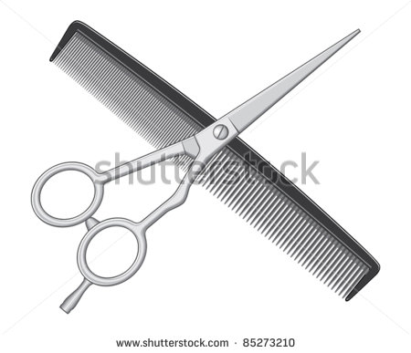 Scissors and Comb Logo Scissors and Comb Logo