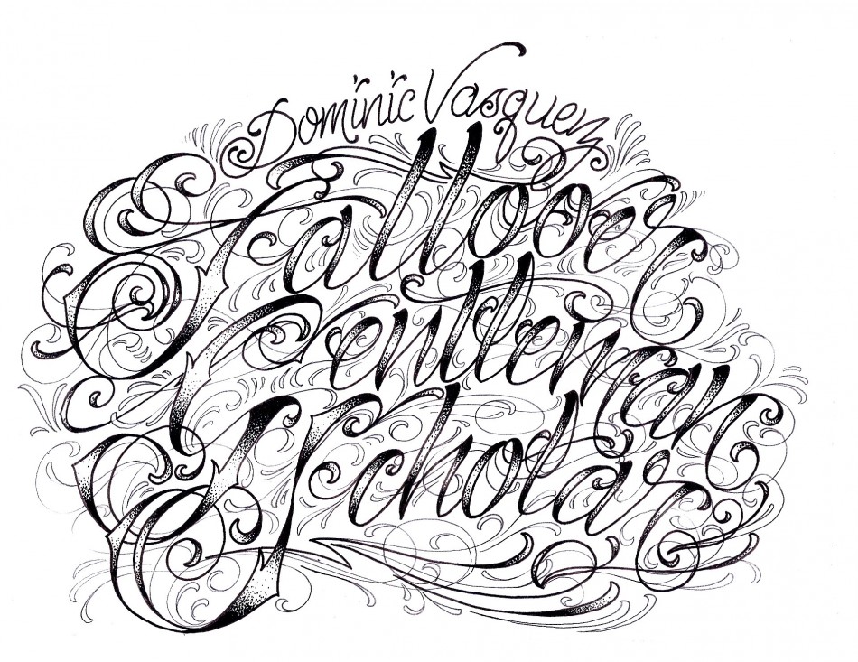 Script Fonts Tattoo Designs Script Fonts Tattoo Designs