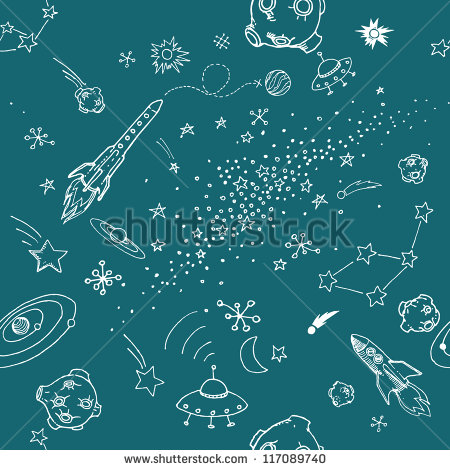 Seamless Repeating Background Space Seamless Repeating Background Space